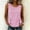 A644 Pink, variant on Xdegoge Womens Gingham Plaid Sleeveless Shirts Casual Scoop Neck Button Split Front Tank Tops Summer Vintage Retro Relaxed Fit Vacation Beach Flowy Blouses Everyday Basic Tees
