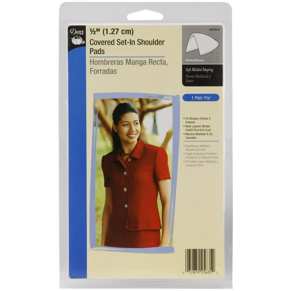 Covered Set-In Shoulder Pads