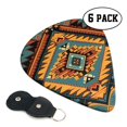 thumbnail image 2 of Southwest Tribal Indian Geometric Guitar Pick 6 Pack for Bass Acoustic Electric Guitars Lovers Gift 0.46mm, 2 of 6