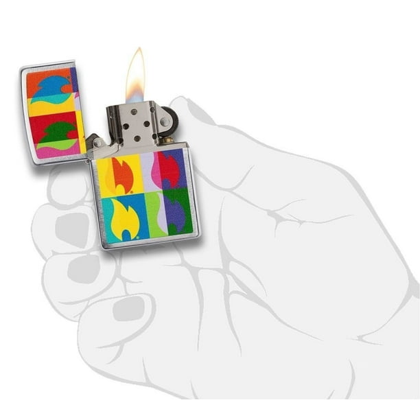 Cards Plus 29623 Abstract Flame Design Lighter Walmart
