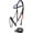 Navy, variant on Horse English Padded Leather  Jumping Adjustable Bridle Full 803460WHF