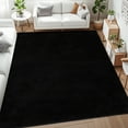 thumbnail image 5 of UNTIMATY Soft Low Pile Area Rug, 5' x 8' Modern Area Rugs for Living Room Bedroom Carpet, Black, 5 of 7