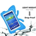 thumbnail image 3 of Dteck Kids Case for Samsung Galaxy Tab 4/3/3 Lite 7.0 inch Tablet, Lightweight Shockproof EVA Foam Super Protection Stand Cover For SM-T230 P3200 T110 (Not Fit Tab E Lite), Blue, 3 of 7