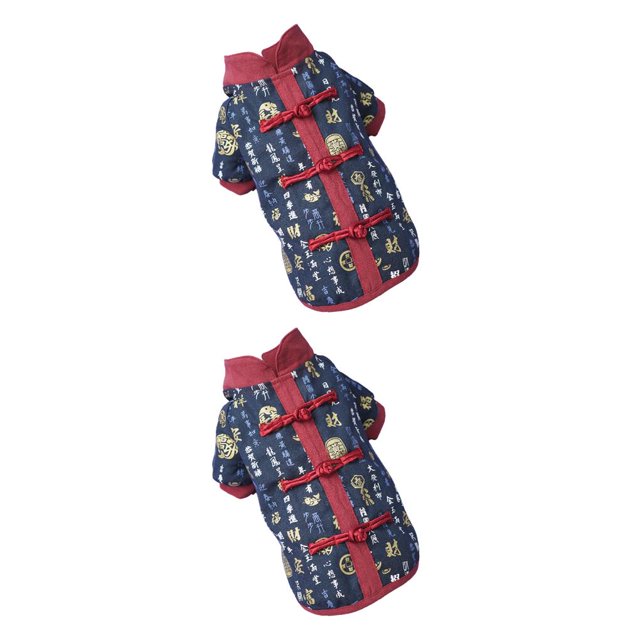 Greeniant Ropa para perros, vestidos para cachorros, traje Tang bonito, disfraces de estilo de Año Nuevo chino, diferentes tamaños, disfraz Type5 NO5