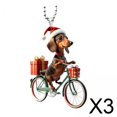 thumbnail image 1 of Colgante para árbol de Navidad,Decoración navideña para perros,escultura divertida para interiores,Adorno para árbol de Navidad,mochila para montar en bicicleta para el hogar,Colgante para, 1 of 10