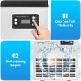 thumbnail image 4 of Commercial Ice Maker Machine,Bin Stainless Steel Automatic Operation Commercial Ice Machine for Home Bar, Include Water Filter, Scoop, Connection Hose, 4 of 7