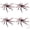 Red, variant on 4PCS Fuzzy Dice Fishing Lure,Soft Simulation Octopus Bait,Realistic Silicone Baits for Bass Fishing,Floating Soft Plastic Lures with Reflective Glitter,Lures Bait for River Lake Shore,Saltwater
