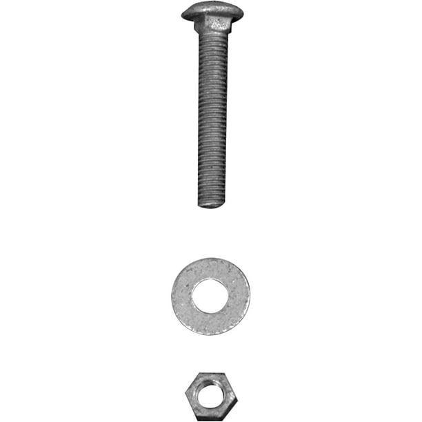 Tie Down Engineering Dock Hardware Hot Dipped Galvanized Carriage Bolt Set, 8 Per Bag Walmart