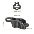 thumbnail image 2 of Uxcell 4mm 3 Hole Plastic Tent Rope Buckles Cord Adjuster for Camping Black 30Pack, 2 of 6
