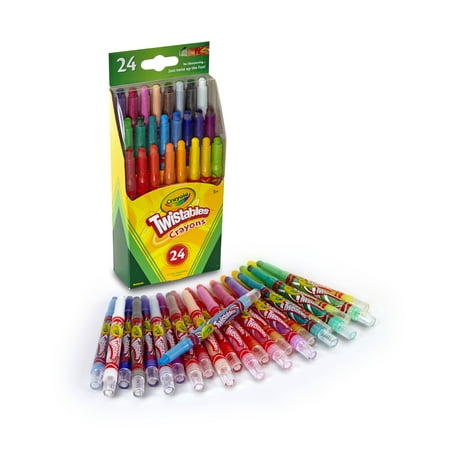 Mini Crayon Set - (2 Pack) Crayola Mini Twistables Crayon Set, 24 Count