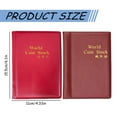 thumbnail image 3 of Red Coin And Commemorative Coin Protection And Collection Album/ Pockets Album Holder Collecting Book Album Pocket Storage Album Souvenir Holder For Collectors, 3 of 9