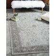 thumbnail image 6 of Unique Loom La Jolla Collection Area Rug - Floral (4' 1" x 6' 1" Rectangle Light Gray/Gray), 6 of 8