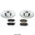 thumbnail image 2 of Power Stop K3038 Front Z23 Carbon Fiber Brake Pads with Drilled & Slotted Brake Rotors Kit, 2 of 2