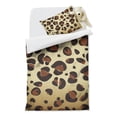 thumbnail image 2 of Leopard Print Duvet Cover and Pillowcase Set for Single Bedding, Bedroom Accessories for Kids Teens, 2 of 5