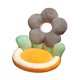 thumbnail image 2 of Cojín para silla Strade Fareast Limited forma de flor gris 50 cm x 45 cm, 2 of 8