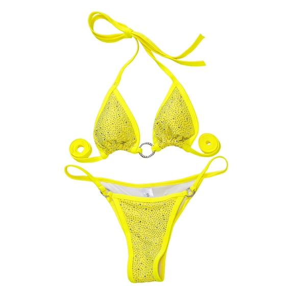 Bikini Set Two Piece Bathing Suits for Women Women Bandeau Bandage Bikini Set Push Up Brazilian Swimwear Beachwear Swimsuit