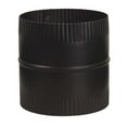 thumbnail image 1 of 7" Diameter 24 Gauge Black Stove Pipe Joiner, 1 of 1