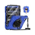 thumbnail image 1 of Case for iPad Pro 11 Inch M4 2024 5th Generation A2836/A2837/A3006 with Built-in Screen Protector, 360° Rotating Stand, Adjustable Shoulder Strap, Precise Cutouts, Pencil Holder, 1 of 7