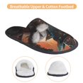 thumbnail image 3 of Fotbe Steampunk Cowboy Cat Pantuflas Peludas para Mujer con Estampado, Zapatillas de Peluche, Zapatos de Invierno para Casa, Uso Interior y Exterior-Large, 3 of 8