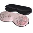 thumbnail image 3 of 10 Silk Sleep Masks Eye Shade Cover Eyepatch Blindfold Travel Sleep Aid Pink, 3 of 5
