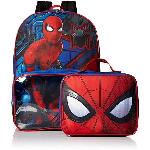 Spiderman Backpack Set