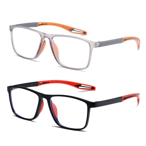 Lentes de lectura JOON-joon, 2 pares, estilo deportivo, filtro de luz azul