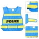 thumbnail image 2 of Chaleco de policía para niños, disfraz de policía para niños, disfraz de policía para disfraz, juego de rol, suministros de vestir, 2 uds., 2 of 6