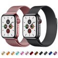 thumbnail image 2 of Milanese Loop Apple Watch Milan Tali 6 Band 42mm 38mm 40mm 44mm Correa de pulsera de acero inoxidable para iwatch Series 5 4 3 2 1 6 SE, 2 of 4