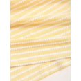 thumbnail image 6 of Light Yellow Halter Neck Knit Bodycon Maxi Dress With Striped Texture, 6 of 7