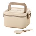 thumbnail image 4 of Fiambrera para adultos Soledad caja Bento reutilizable Individual beige, 4 of 10