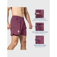 thumbnail image 3 of Zilpu Mens Quick Dry Athletic Performance Shorts with Zipper Pocket (5 inch), 3 of 6