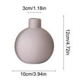 thumbnail image 5 of CxhicLuv Ceramic Frosted Vase Set, Elegant Matte Ceramic Flower Pots for Weddings, Home Decor & Event Decoration, Navy/Gray/Green Color Options, Stylish Indoor/Outdoor Floral Display, 5 of 6