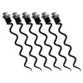 thumbnail image 1 of HEALEEP Cork Screw Bottle Openers 6Pcs Metal Spiral Bit For Home Use And Dinner Parties Black, 1 of 8
