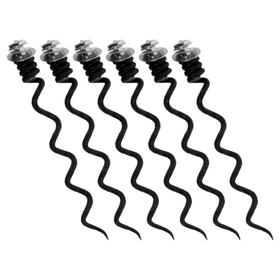 HAKIDZEL Cork Screw Corkscrew Spiral Bit Metal Drilling Holes For Wine Lovers Use 6Pcs
