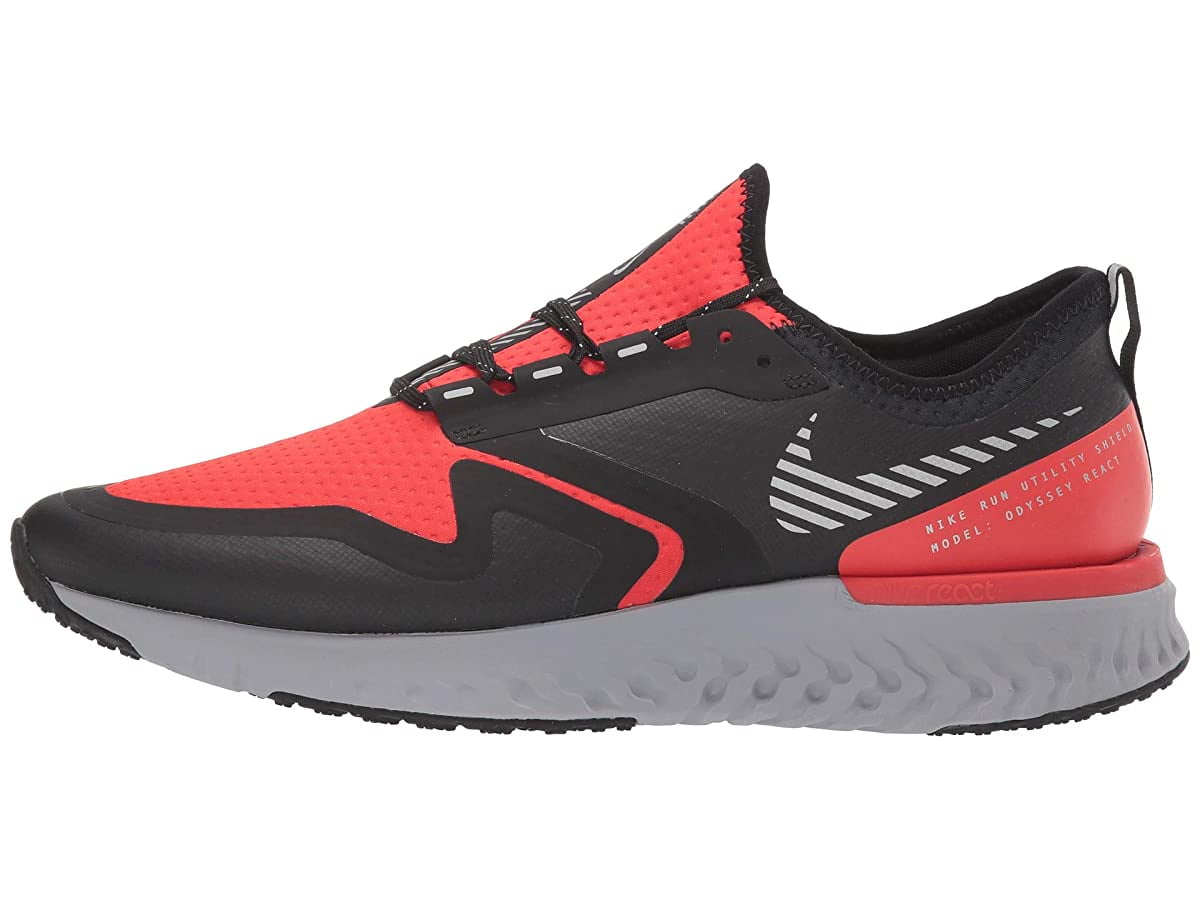 Nike Odyssey React 2 Shield Habanero Red Metallic Silver Black
