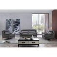 thumbnail image 3 of American Eagle Furniture Genuine Leather Loveseat in Dark Tan and Brown, 3 of 7