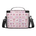 thumbnail image 3 of Lunch Box Pioneer Flower Floral Print Pattern Insulated Lunch Bag for Women Men,Medium Leakproof Lunchbox Cooler Bag Adjustable Strap,10 X 6.7 X 8 Inches, 3 of 6