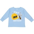 thumbnail image 3 of Inktastic Its My 3rd Birthday with Construction Tools Boys Long Sleeve Toddler T-Shirt, 3 of 5