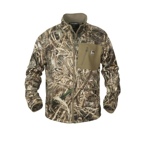 Mid Layer Ski - BANDED Full Zip Mid Layer Fleece Jacket, Color: MAX5, Size: Medium (B1010008-M5-M)