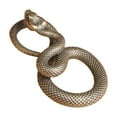 thumbnail image 3 of tegongse Brass Snake Figurine Keychain Pendant Charm Antique Animal Statue for Home Office Desktop Decoration and Bag Accessories, 3 of 10