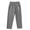 Gray, variant on Men's Coconut Tree Print Linen Cropped Pants, Lightweight Blend, for Casual Outings & Yoga, 3/4 Length for Summer