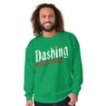 thumbnail image 5 of Christmas Dashing Through The Snow Sweatshirt for Men or Women Brisco Brands L, 5 of 6
