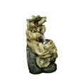 thumbnail image 4 of Hi-Line Gift Ltd. 4 Level Logs Fountain W/LED, 4 of 7