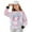 Axolotl Rose Cherry Blossom, variant on Xoenoiee Deer Hunting Camo Print Girls Oversized Crew Neck Long Sleeve Sweatshirt Casual Loose Reverse Seam Side Slit Fall Pullover Top, 11-12 Years