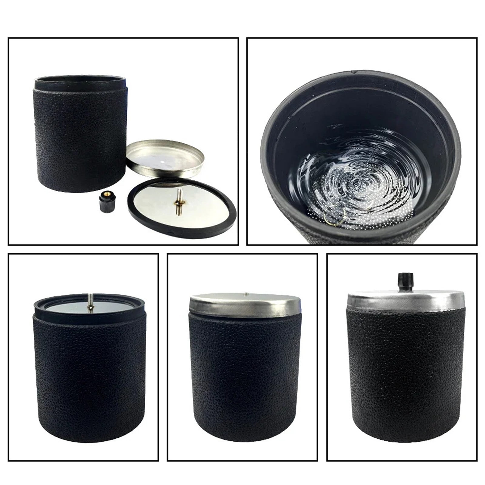 Benchtop Mini Drum Grinding Machine Rotary Barrel Tumbler Polisher For Jewelry, Rocks, And Small Items, 1.5kg Capacity