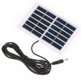 thumbnail image 1 of Solar 1.2W/ with 5521 Dc Output Cable Battery Polycrystalline Solar Panel 84*130Mm for Garden/Traffic/Emergency Light Solar Pump, 1 of 7