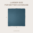 thumbnail image 5 of Comfy Cubs Muslin Swaddle Blankets - Neutral Receiving Blanket, Wrap for Boys & Girls (Sage, Pacific Blue, Fern, Neptune), 5 of 7