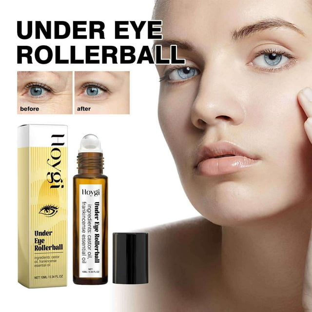 Fiudx Rodillo para Ojeras, Corrector de Aceite Hidratante, Rodillo Reductor de Líneas Finas, Rodillo para Ojeras, Uso Diario, Experiencia Refrescante, Fácil Aplicación