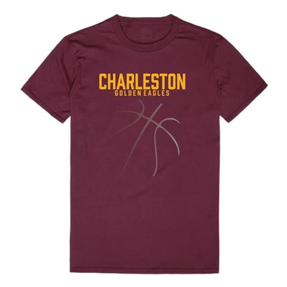 W Republic  University of Charleston Golden Eagles College Basketball T-Shirt, Maroon - 2XL