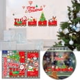 thumbnail image 3 of Etiqueta engomada de la ventana de Papá Noel del muñeco de nieve de la historieta Etiqueta engomada de la decoración del hogar del regalo de Navidad Wmkox8yii gf11649, 3 of 9